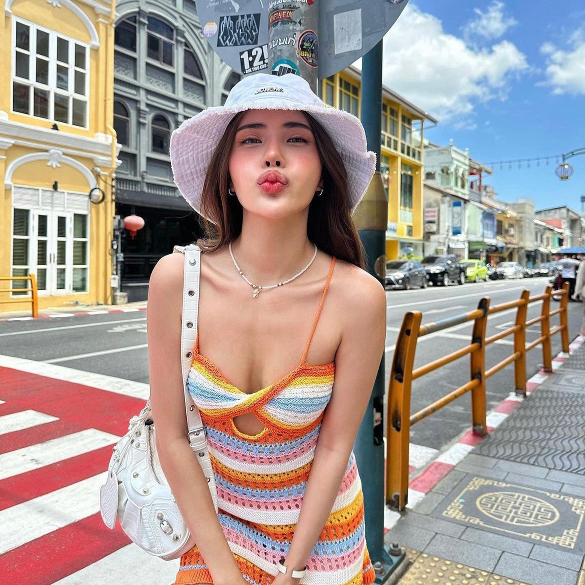 🇹🇭RAINBOW KNIT DRESS現貨